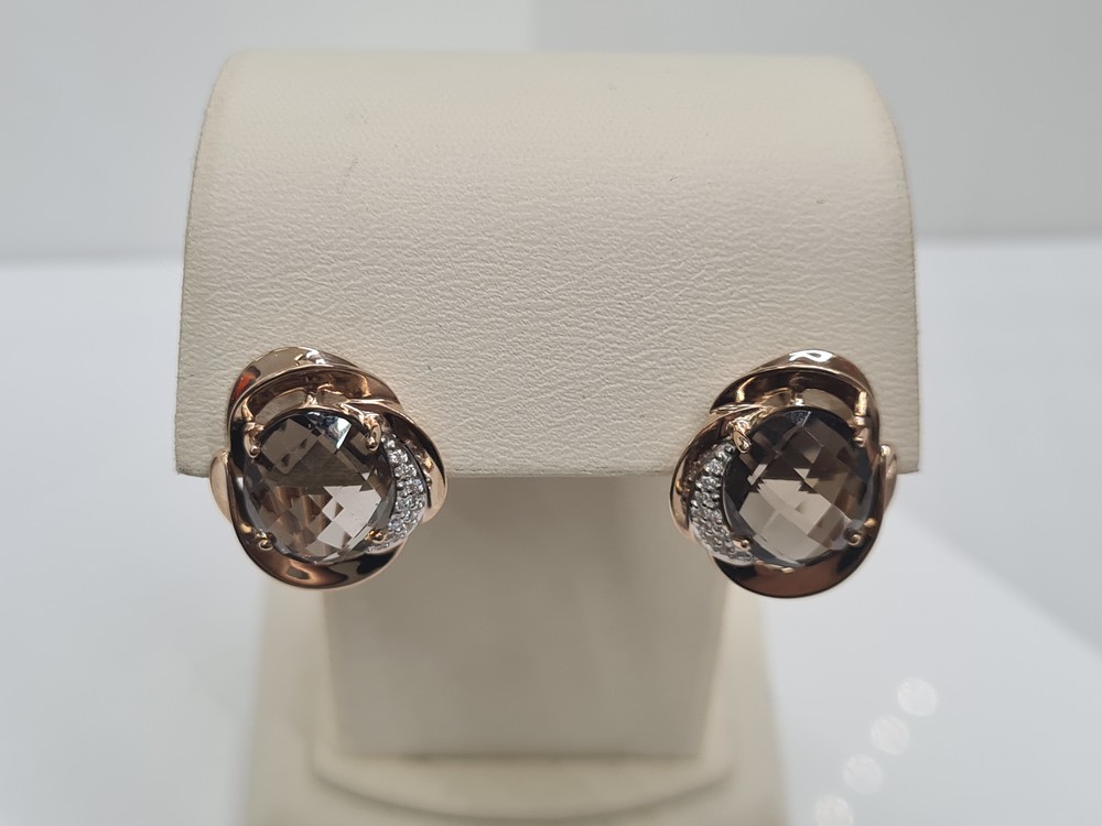 СЕРЬГИ С КАМНЯМИ (Au 585)