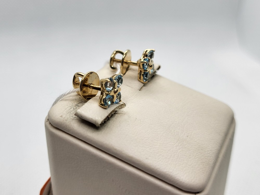 СПУС585 СЕРЬГИ ПУСЕТЫ (Au 585)