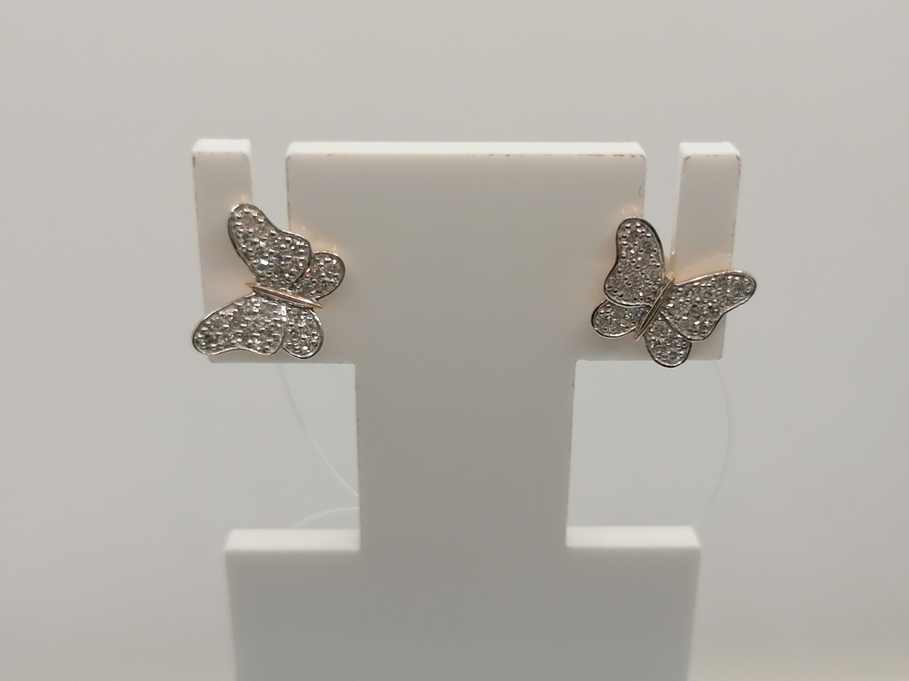 СЕРЬГИ ПУСЕТЫ Бриллиант (Au 585)