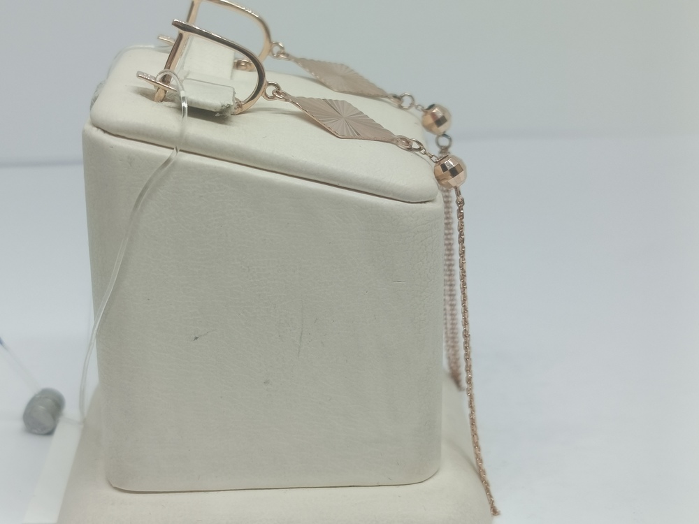 СЕРЬГИ БЕЗ КАМНЯ (Au 585)