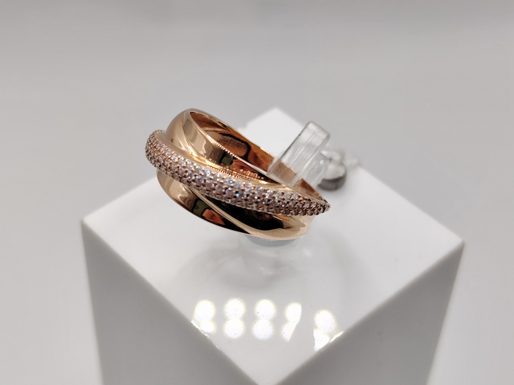 КОЛКМИ585 КОЛЬЦО С КАМНЯМИ (Au 585)
