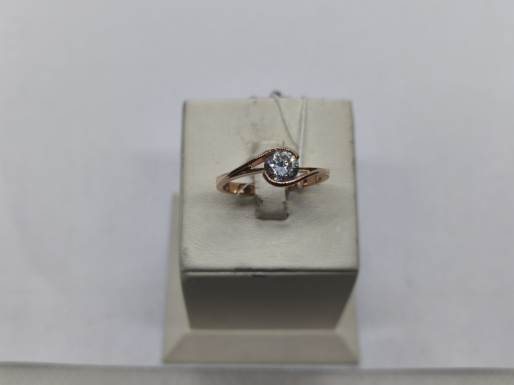 КОЛКМ585 КОЛЬЦО С КАМНЕМ (Au 585)