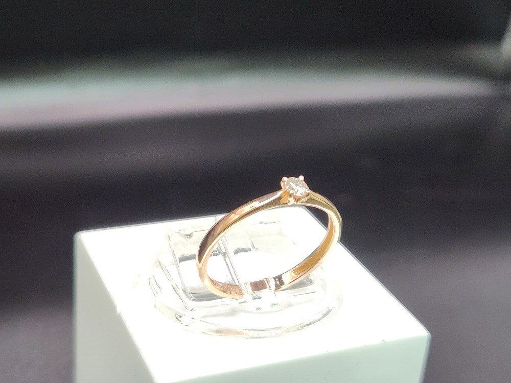 КОЛЬЦО БРИЛЛИАНТ Au 585