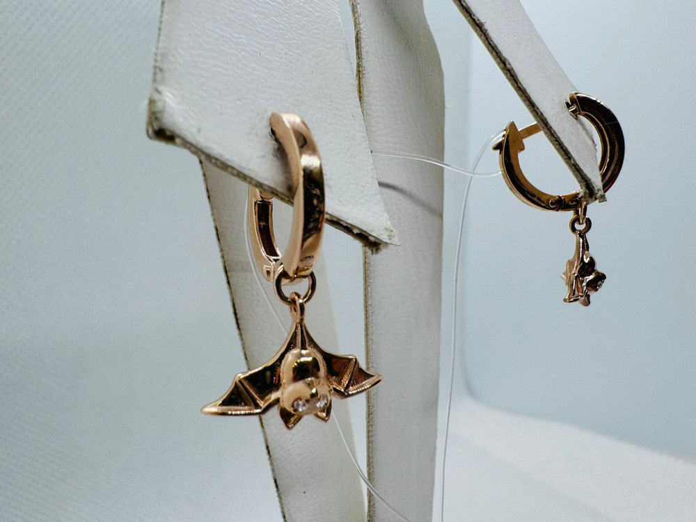 СЕРЬГИ С КАМНЯМИ (Au 585)