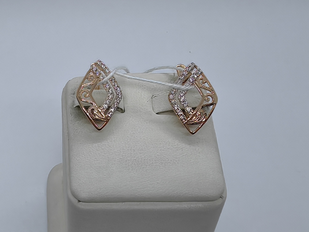 СЕРЬГИ С КАМНЯМИ (Au 585)