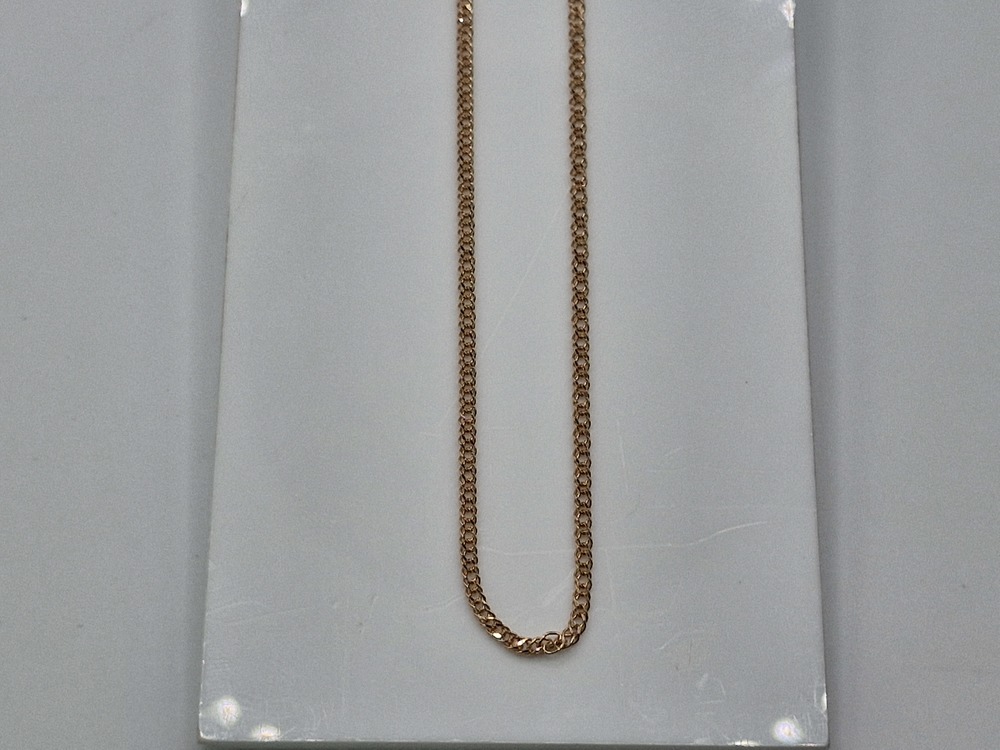 ЦЕПЬ ПОЛНОВЕСНАЯ Ромб двойной (Au 585)