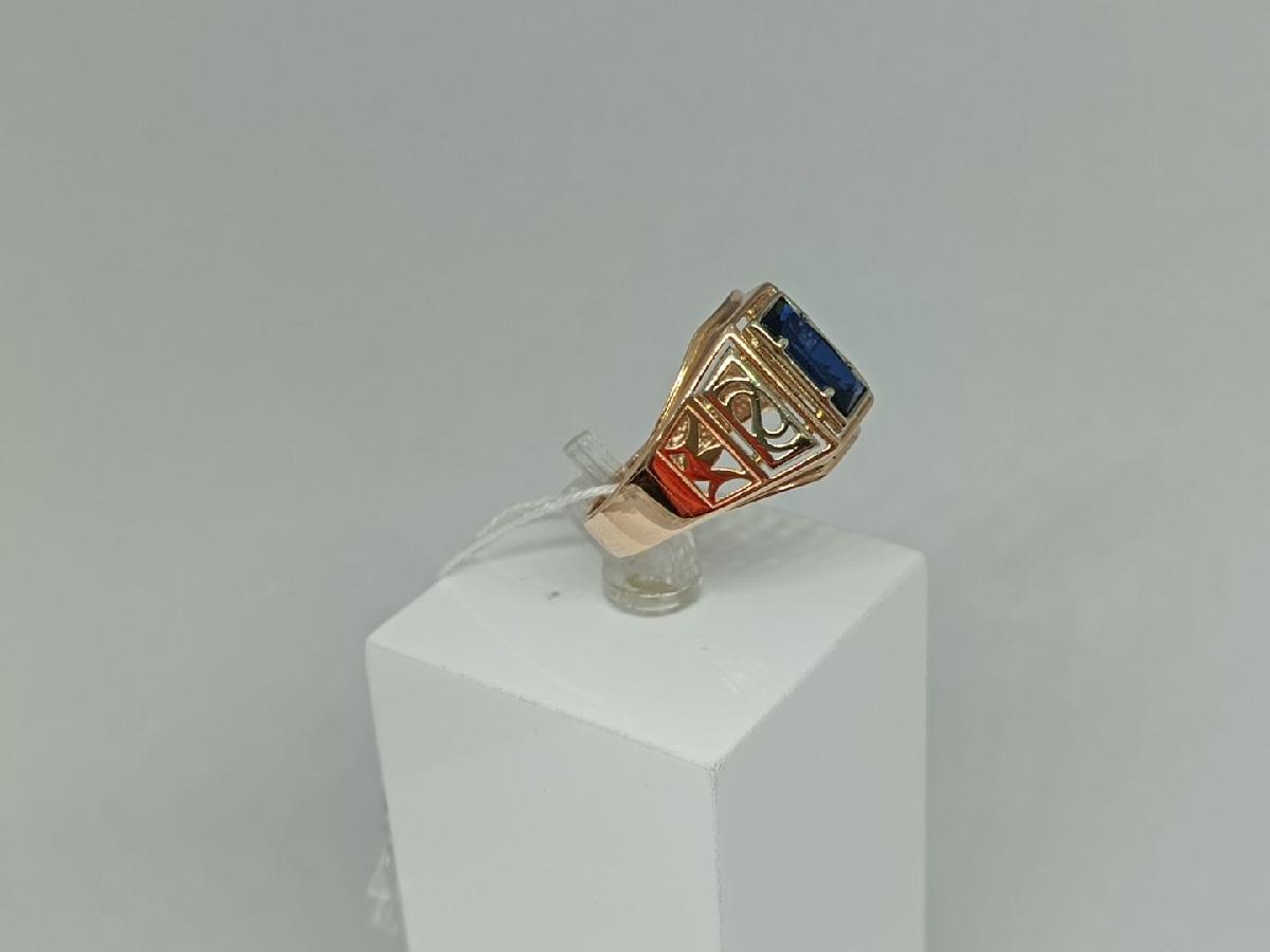 ПЕЧАТКА С КАМНЕМ (Au 585)