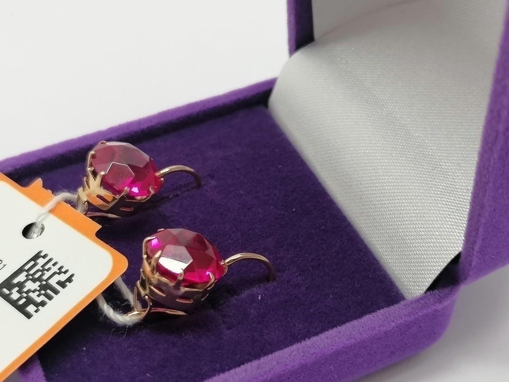 СПТ583 СЕРЬГИ С ПЕТЕЛЬКОЙ (Au 583)