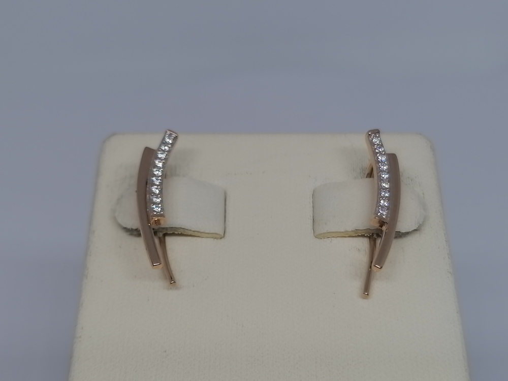 СЕРЬГИ С КАМНЯМИ (Au 585)