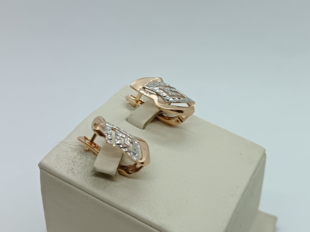 СЕРЬГИ БЕЗ КАМНЯ (Au 585)