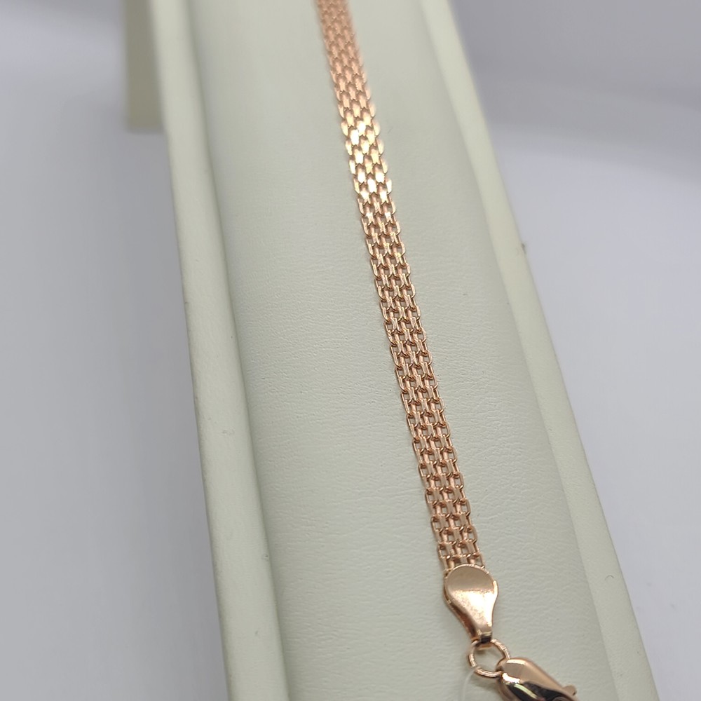 БРАСЛЕТ ПОЛНОВЕСНЫЙ Бисмарк машинный (Au 585)