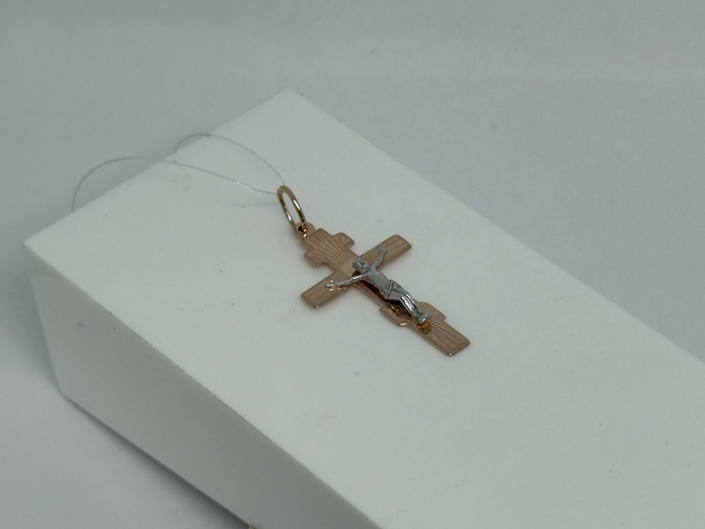 ПОДВЕСКА КРЕСТ (Au 585)
