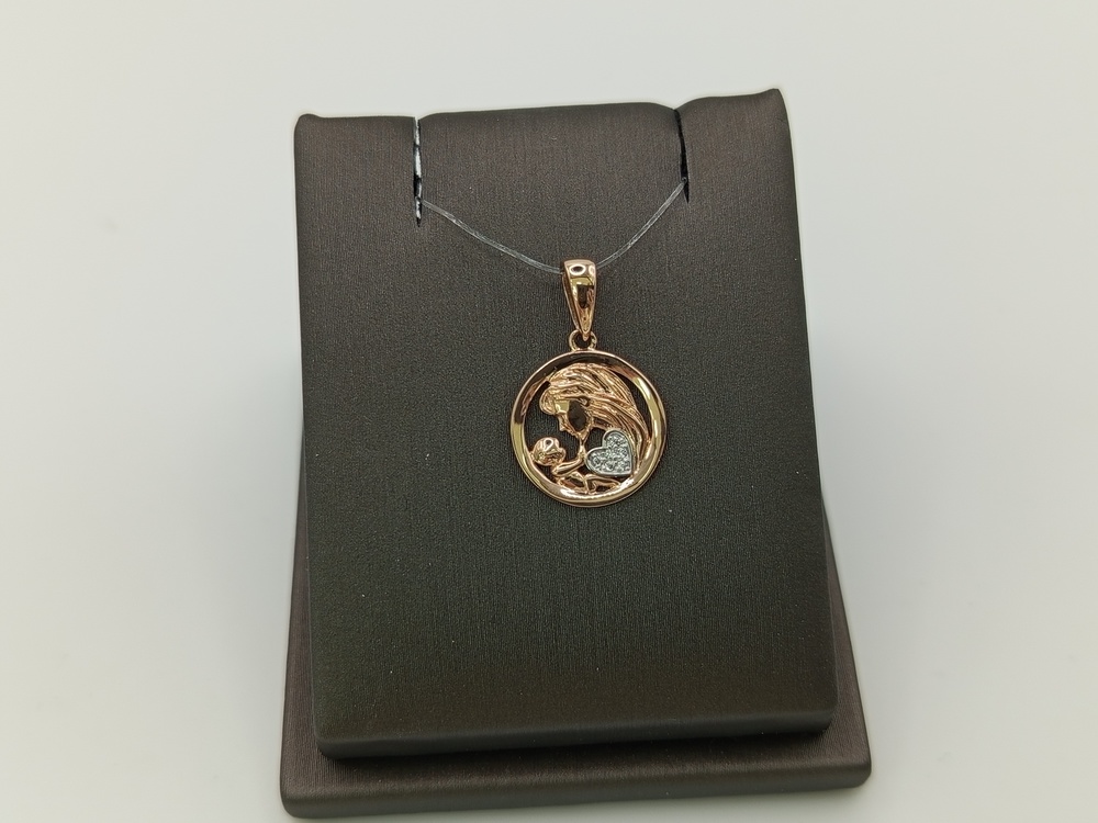 ПОДВЕСКА С КАМНЯМИ (Au 585)