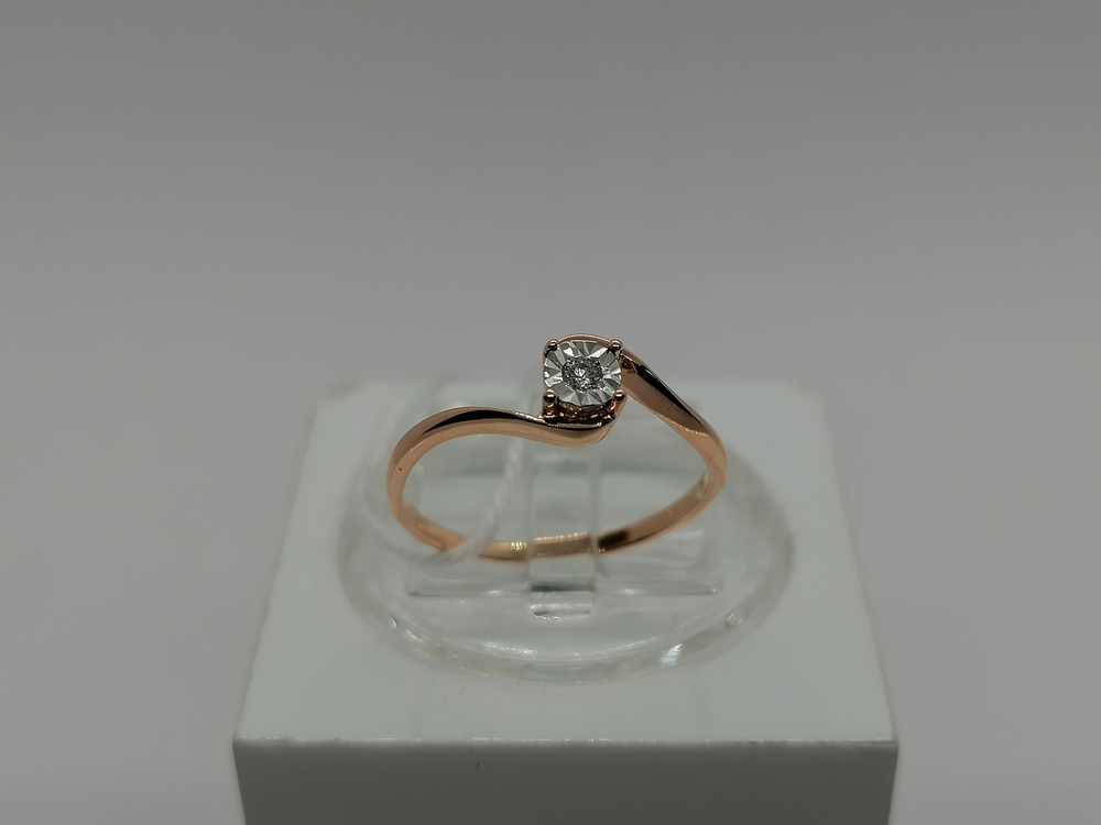 КОЛЬЦО БРИЛЛИАНТ Au 585