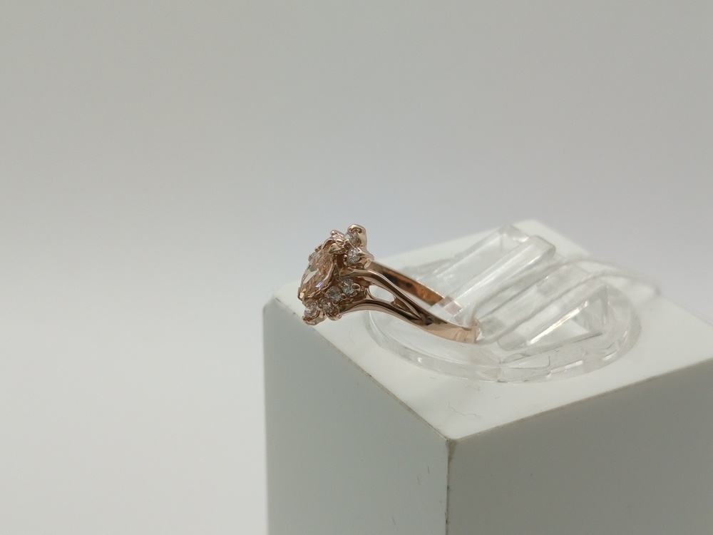 КОЛКМИ585 КОЛЬЦО С КАМНЯМИ (Au 585)