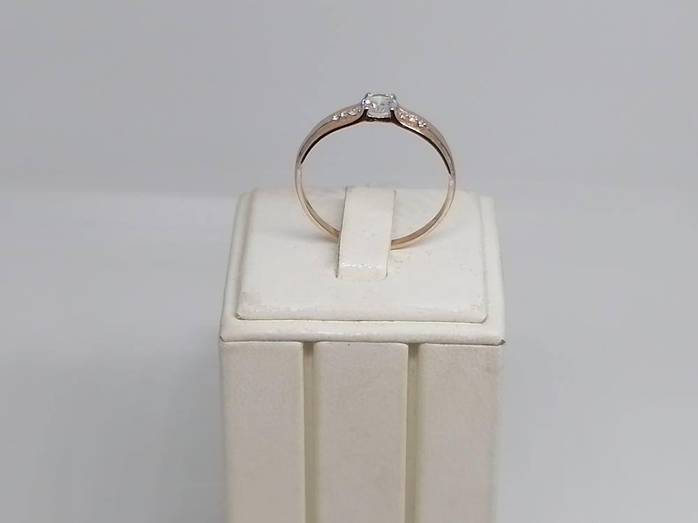 017337 КОЛЬЦО С КАМНЯМИ (Au 585)