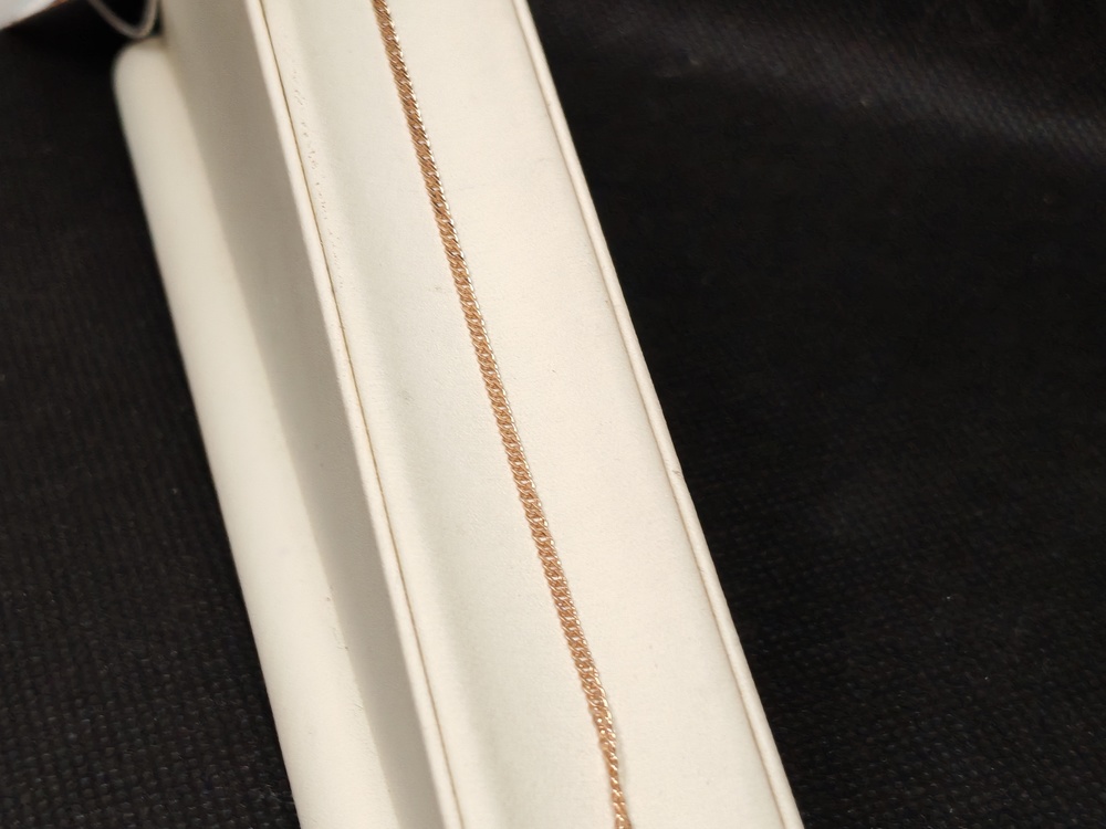 БРАСЛЕТ ПОЛНОВЕСНЫЙ Ромб двойной Au 585