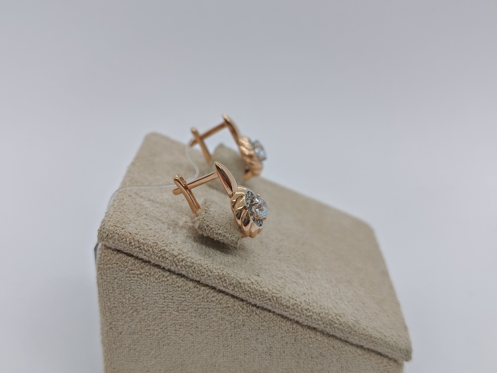 СЕРЬГИ С КАМНЯМИ (Au 585)