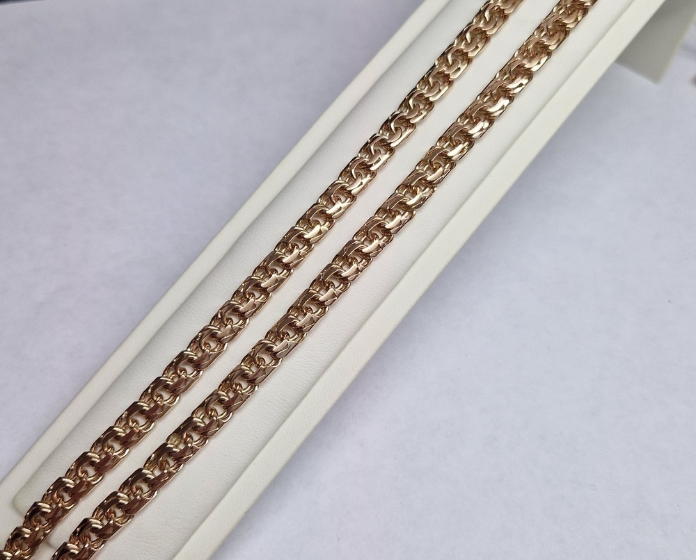 ЦЕПЬ ПОЛНОВЕСНАЯ Бисмарк (Au 585)