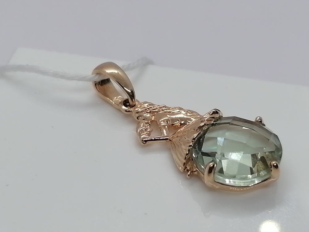 ПОДВЕСКА С КАМНЕМ (Au 585)