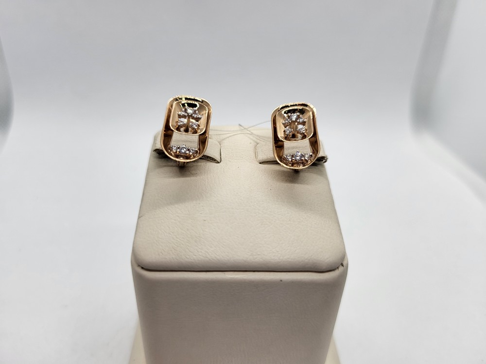 СЕРЬГИ С КАМНЯМИ (Au 585)