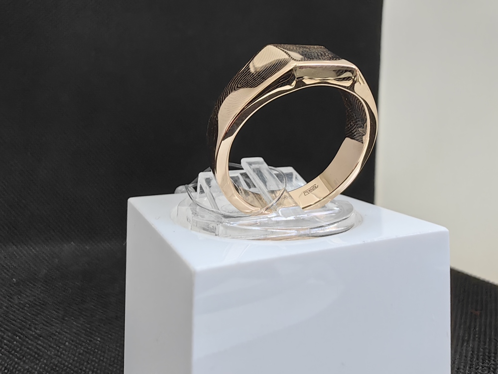 КОЛЬЦО ПЕЧАТКА без камня (Au 585)