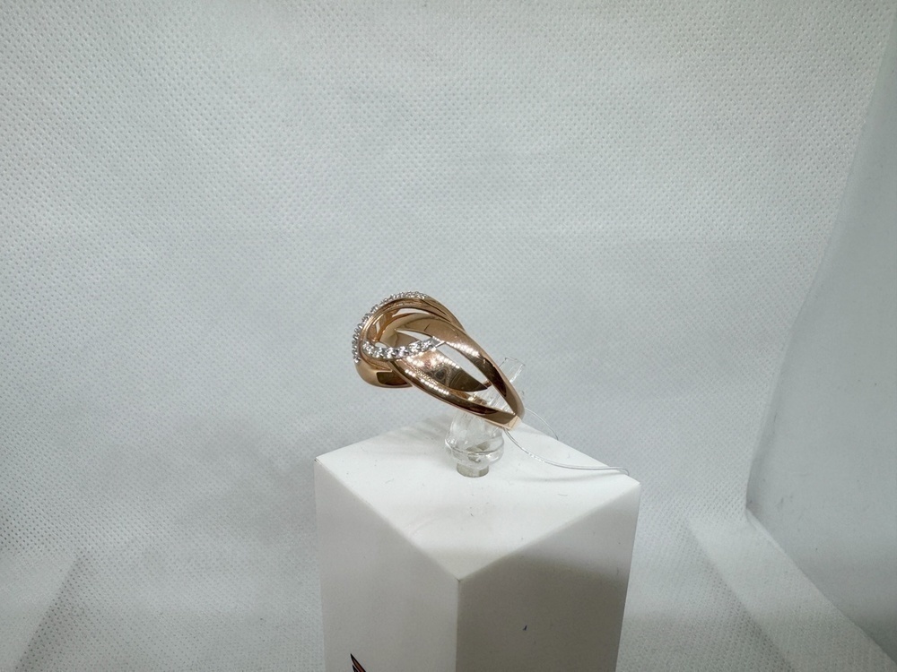 012191-1102 КОЛЬЦО С КАМНЯМИ (Au 585)