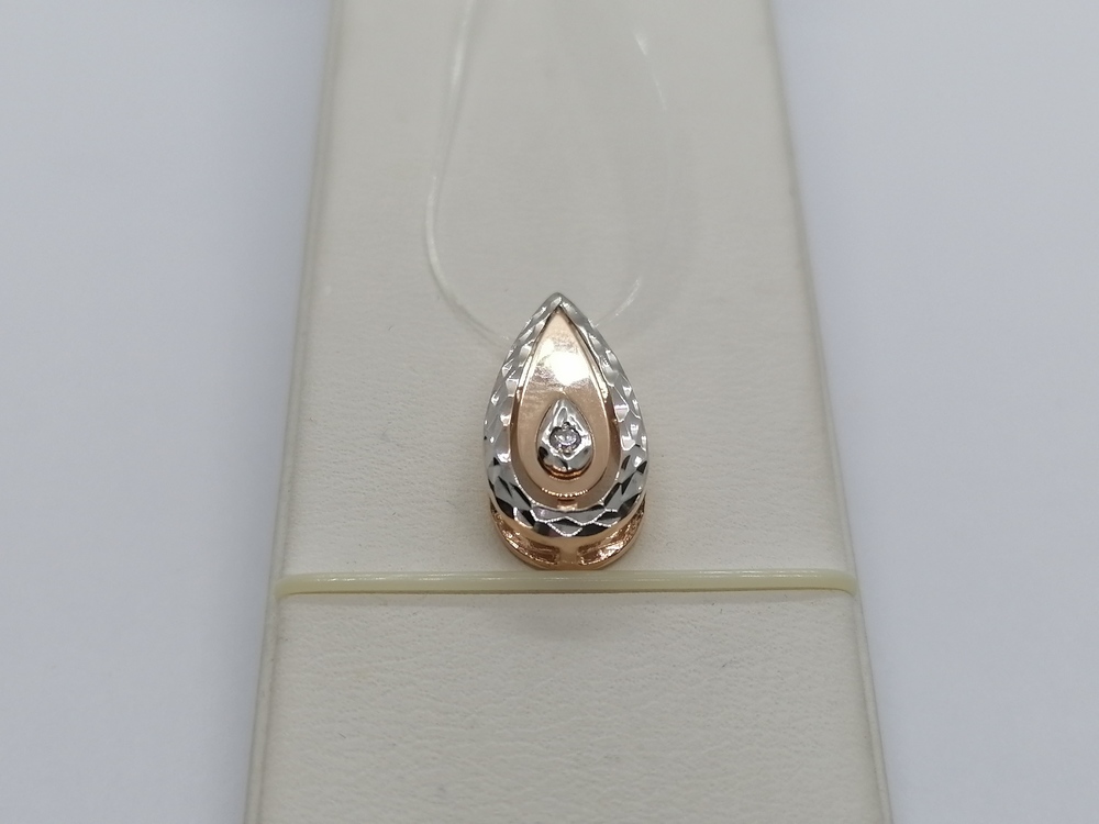 59-0032 ПОДВЕСКА С КАМНЕМ (Au 585)