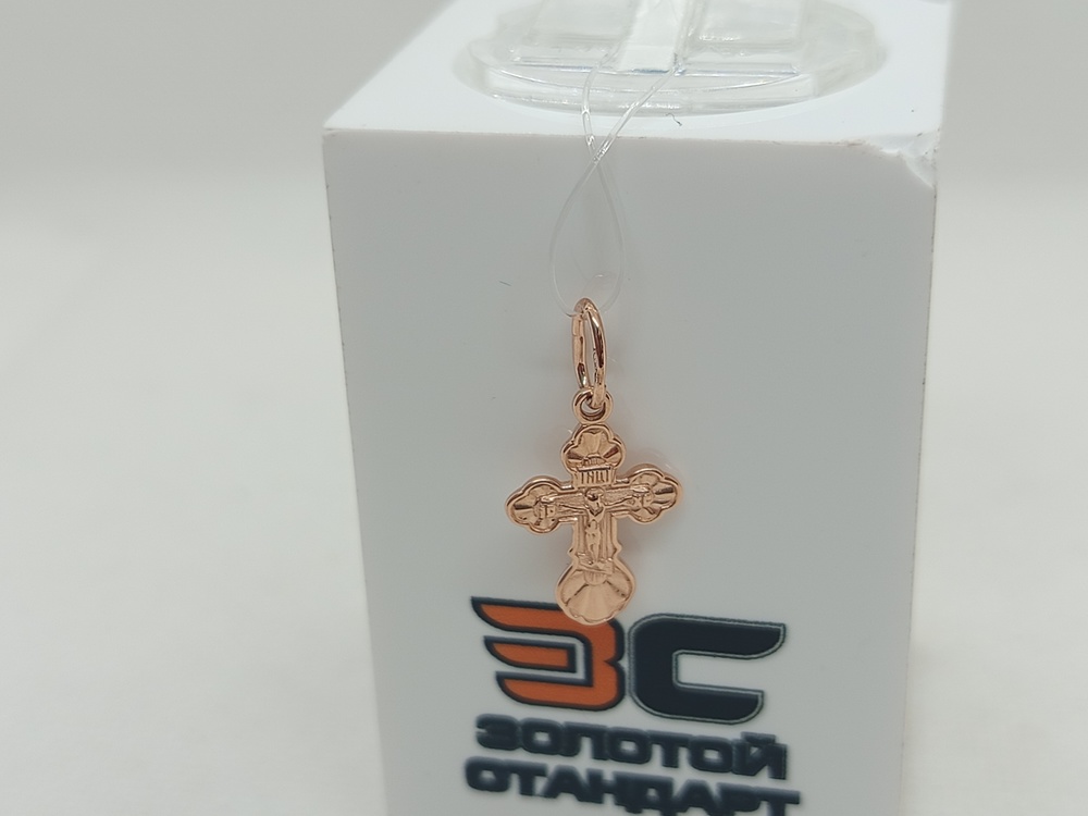 ПОДВЕСКА КРЕСТ без камня (Au 585)