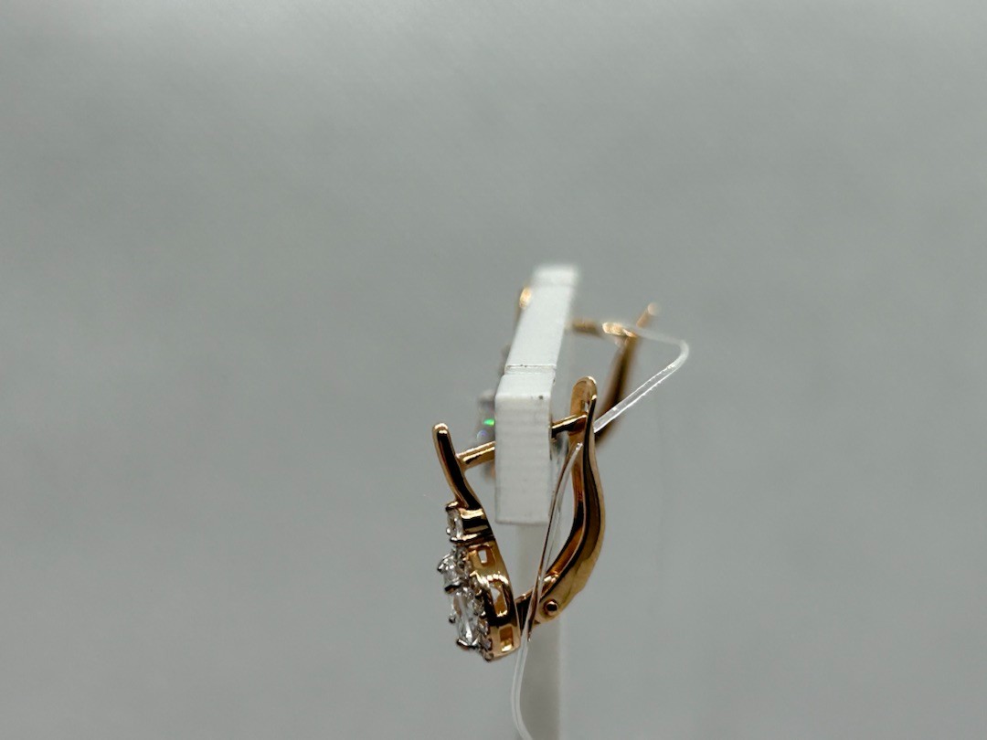 СЕРЬГИ С КАМНЯМИ (Au 585)