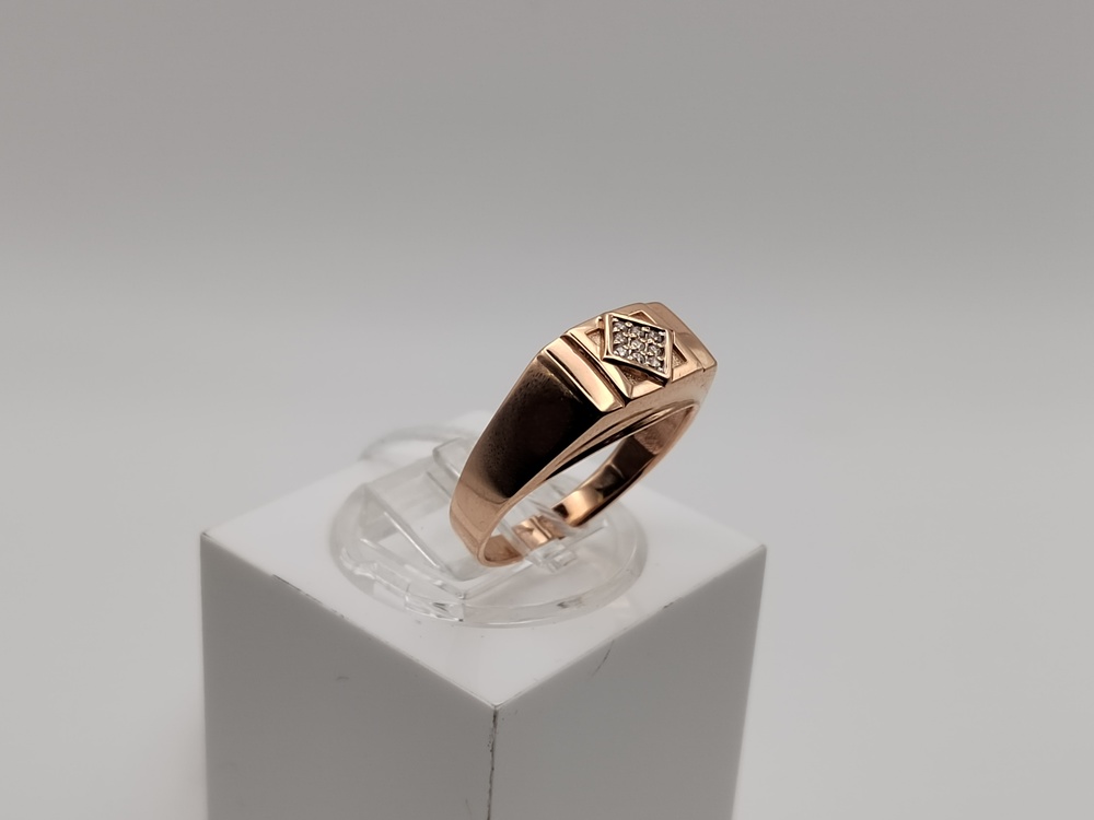 ПЕЧКМИ585 ПЕЧАТКА С КАМНЯМИ (Au 585)