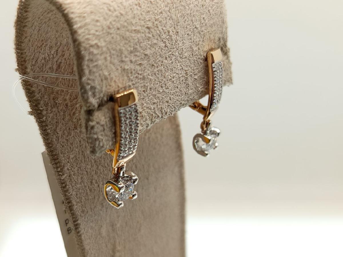 СЕРЬГИ С КАМНЯМИ (Au 585)