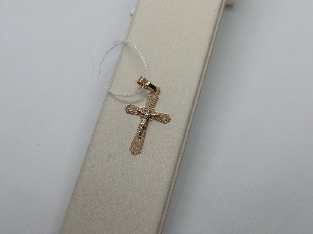 ПОДВЕСКА КРЕСТ (Au 585)