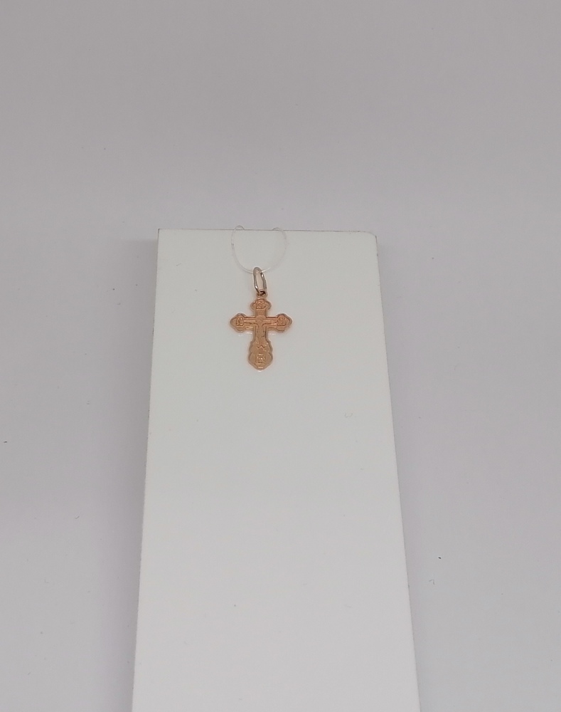 03-0084 ПОДВЕСКА КРЕСТ без камня (Au 585)