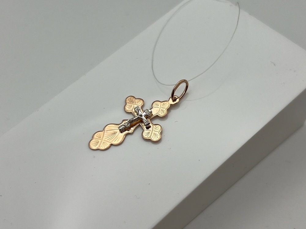 ПОДВЕСКА КРЕСТ (Au 585)