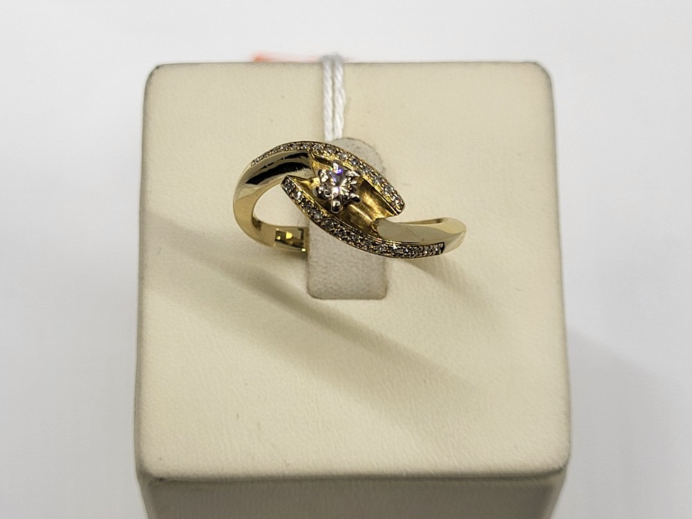 КОЛЬЦО БРИЛЛИАНТ Au 585