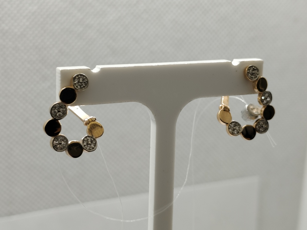 СЕРЬГИ С КАМНЯМИ (Au 585)