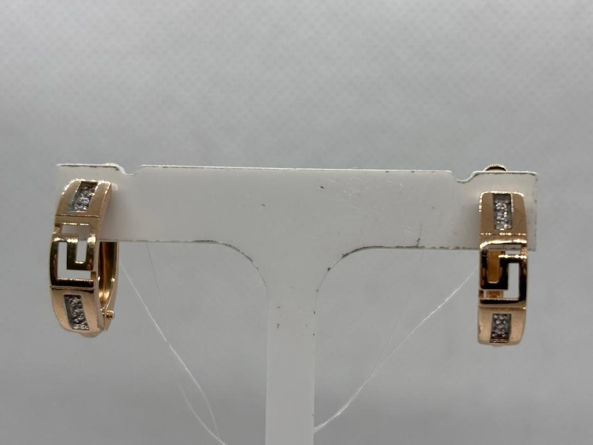 СЕРЬГИ С КАМНЯМИ (Au 585)