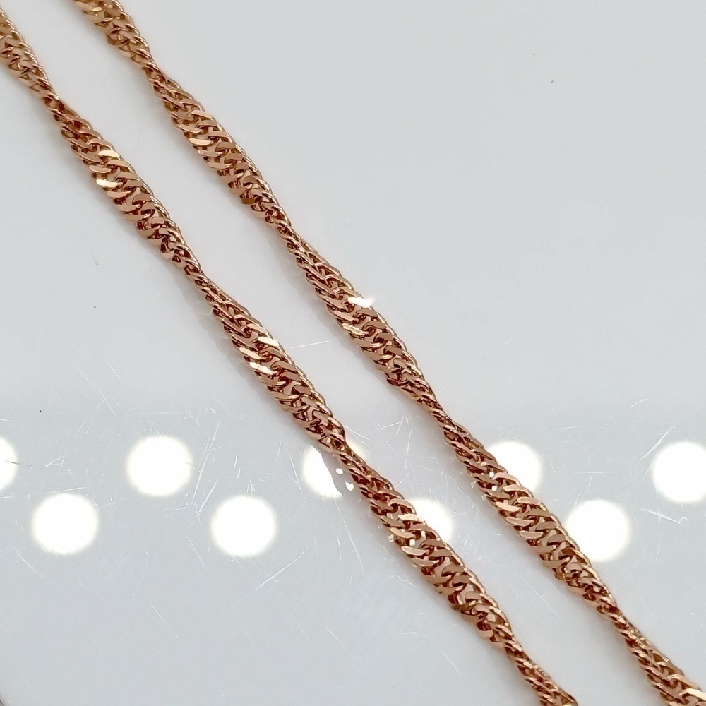 ЦЛСИ585 ЦЕПЬ ПОЛНОВЕСНАЯ Сингапур (Au 585)