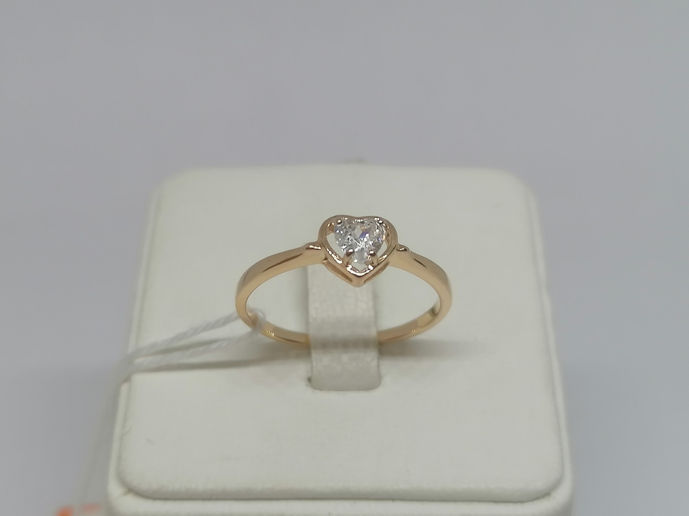 КОЛЬЦО С КАМНЕМ (Au 585)