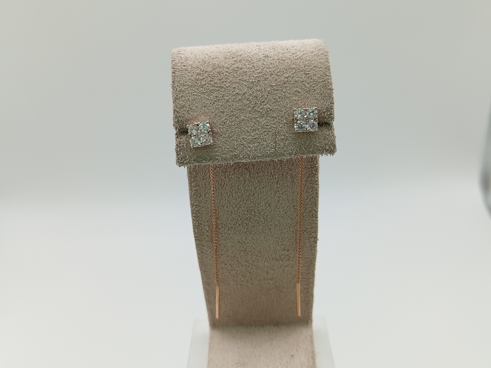 СЕРЬГИ С КАМНЯМИ (Au 585)