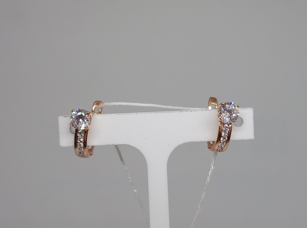 СЕРЬГИ С КАМНЯМИ (Au 585)