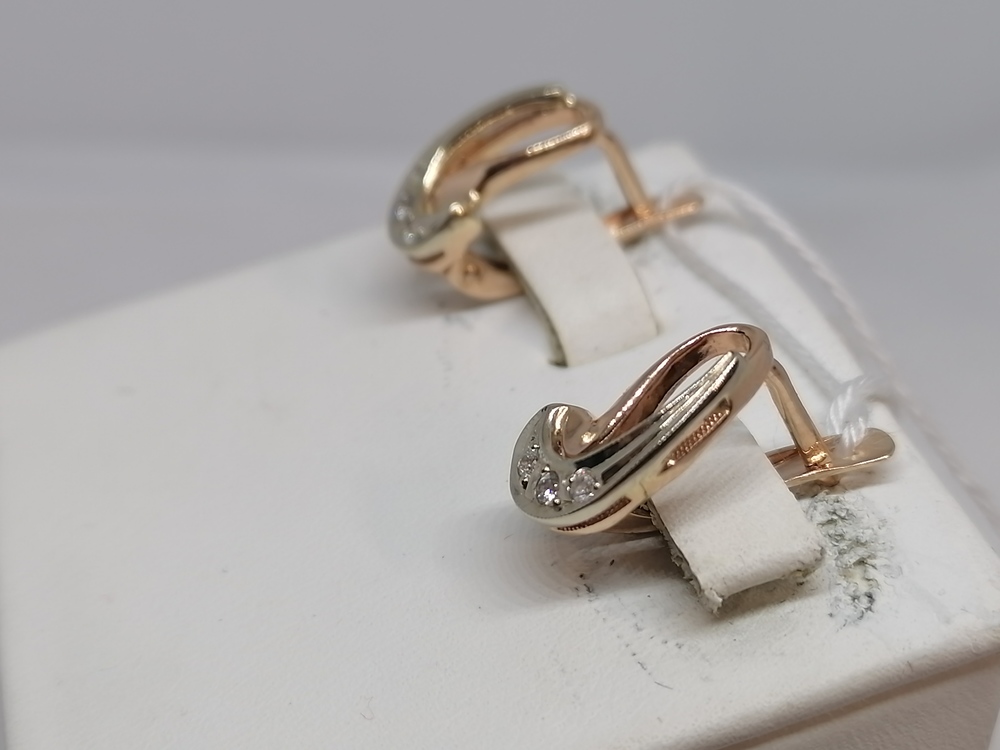 СЕРЬГИ С КАМНЯМИ (Au 585)