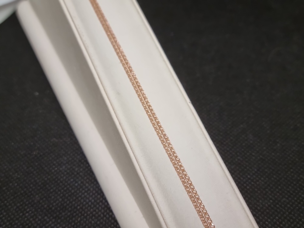 ЦЕПЬ ПОЛНОВЕСНАЯ Ромб двойной (Au 585)