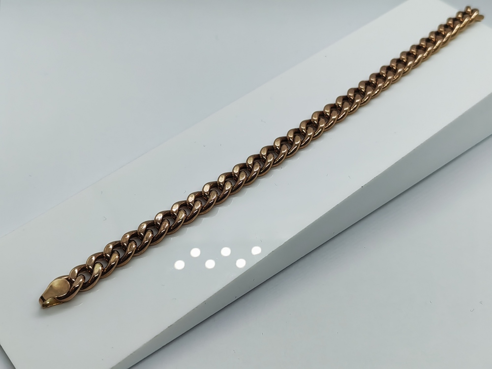 БРАСЛЕТ ПУСТОТЕЛЫЙ Панцирное (Au 585)