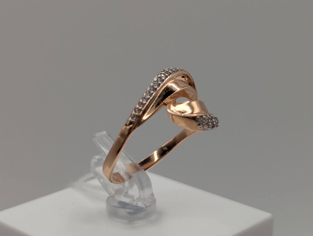 КОЛКМИ585 КОЛЬЦО С КАМНЯМИ (Au 585)