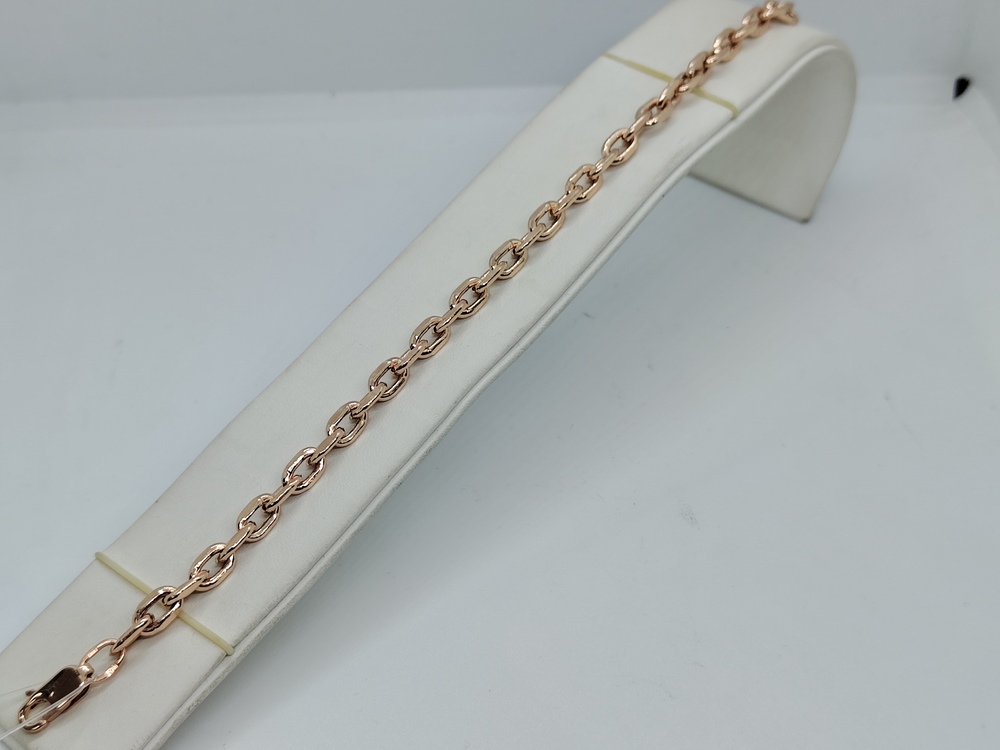 БРАСЛЕТ ПУСТОТЕЛЫЙ Якорное (Au 585)