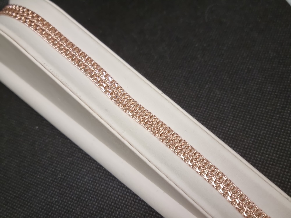 ЦЕПЬ ПУСТОТЕЛАЯ Бисмарк (Au 585)