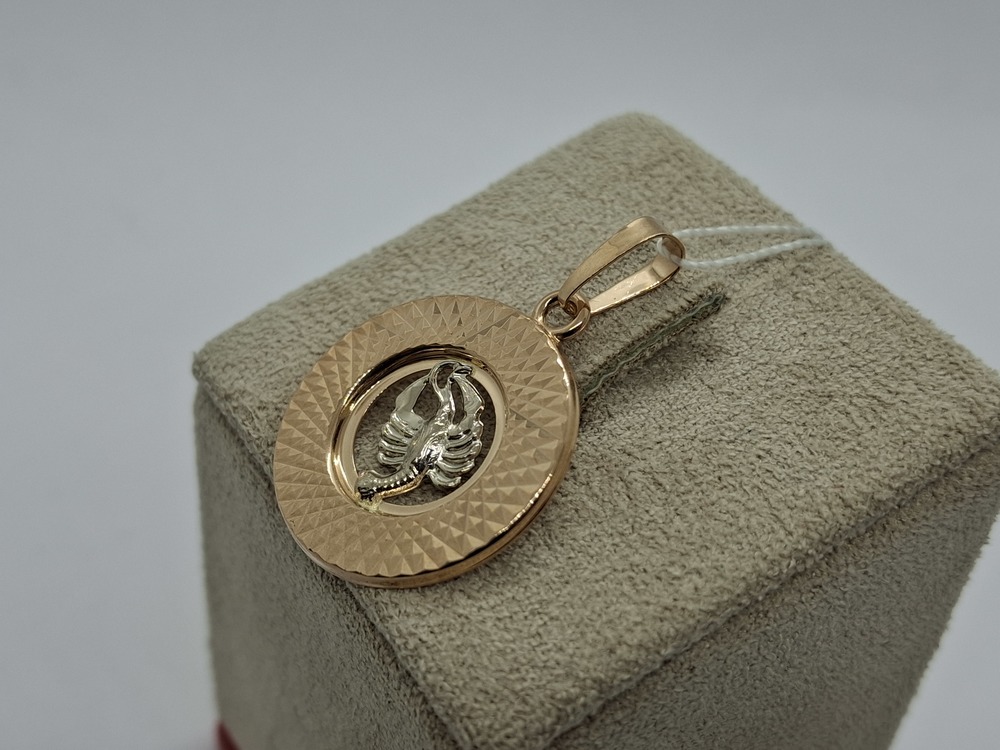 ПОДВЕСКА ЗНАК ЗОДИАКА РАК (Au 585)