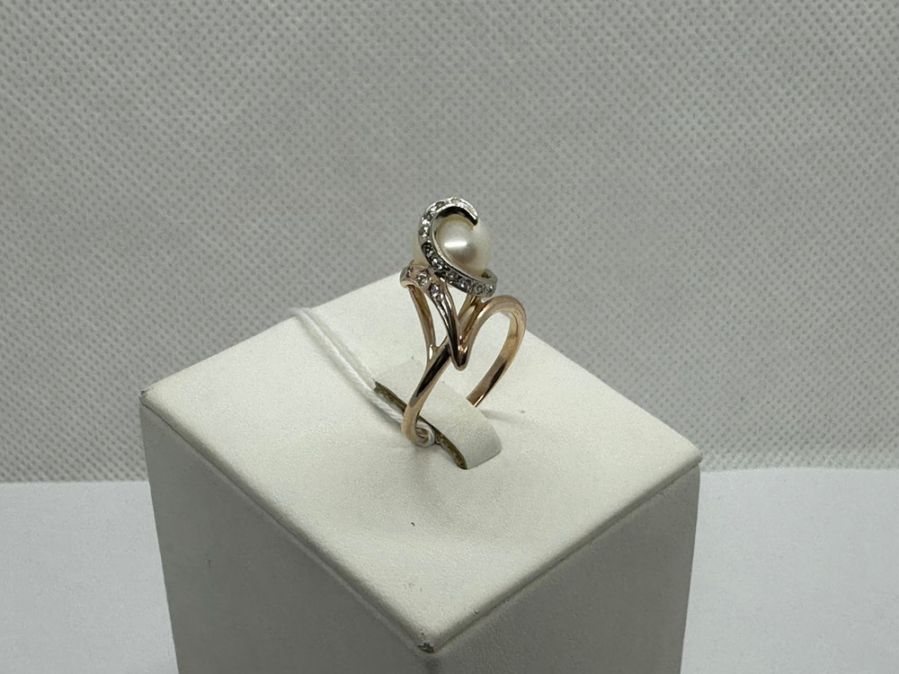 КОЛЬЦО С КАМНЯМИ (Au 585)